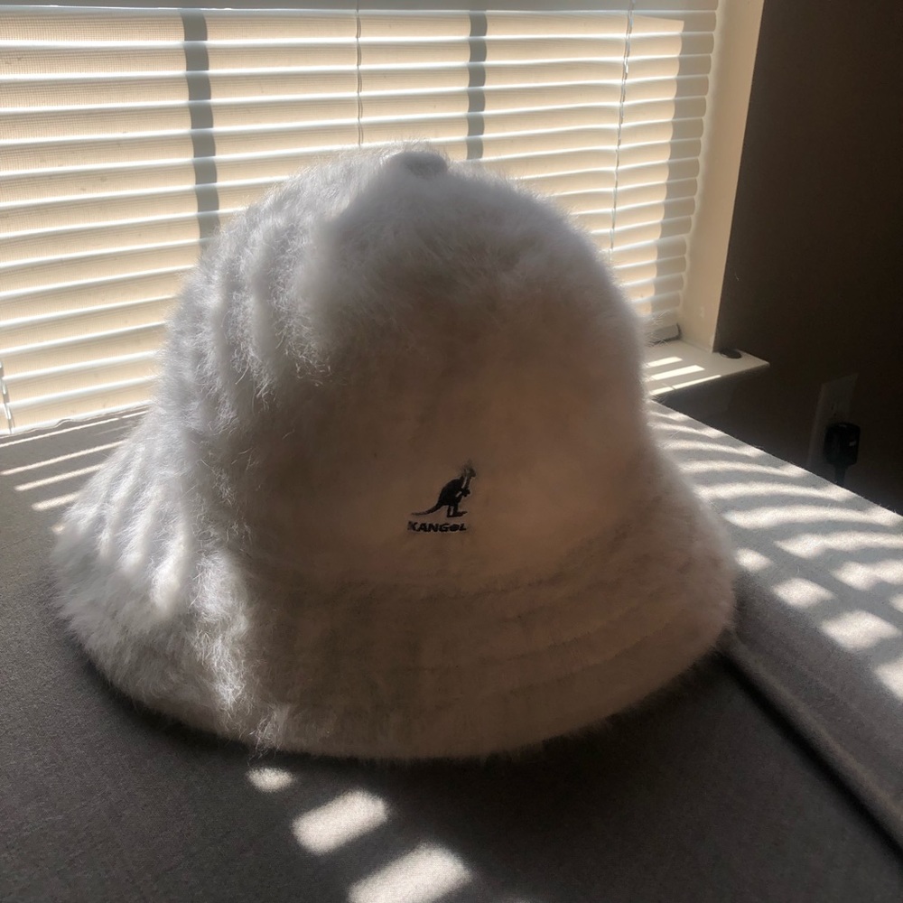 Kangol White Fur Cap